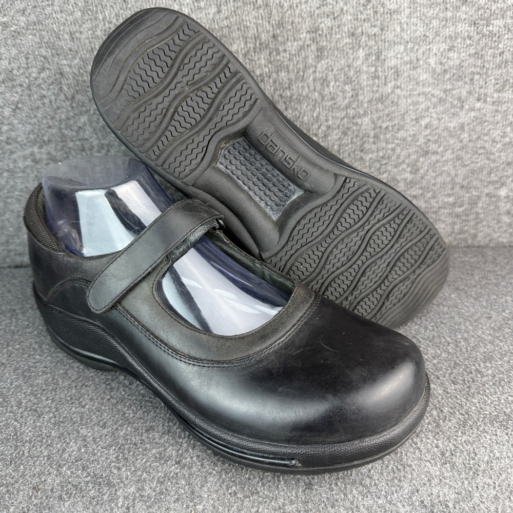VTG 2000s Dansko Chunky Wedge Mary Janes Size 39 US 8.5 9 Platform Goth Y2K